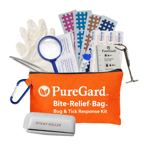Bite-Relief-Bag (includes Calm-The-Itch™ patches and Evict-a-Tick Lifter™)